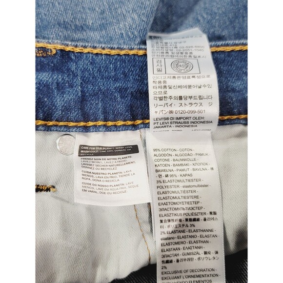 Levi's 511 Slim Fit 5-Pocket Denim Jeans Men's 40x32 Sits Below Waist Stretch - Picture 10 of 13